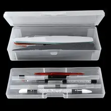 Ящик для хранения ногтей пунктирный Рисунок кисти ручки полировка мягкая пилка контейнер, ящик для хранения держатель для ногтей палитры для маникюра