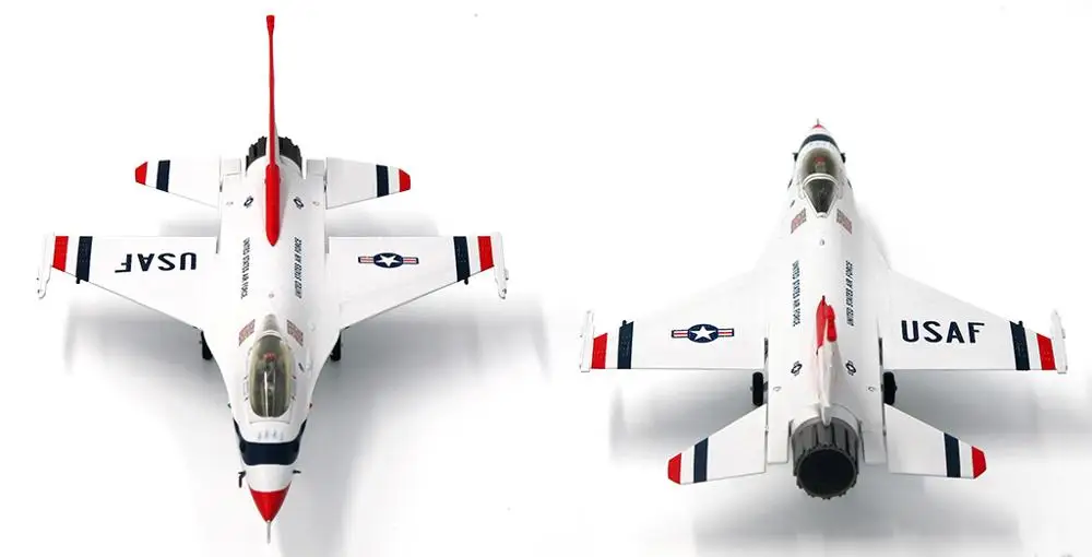 Fine 1: 72 Американский F16C fighter F16 модель самолета из сплава американская летная команда