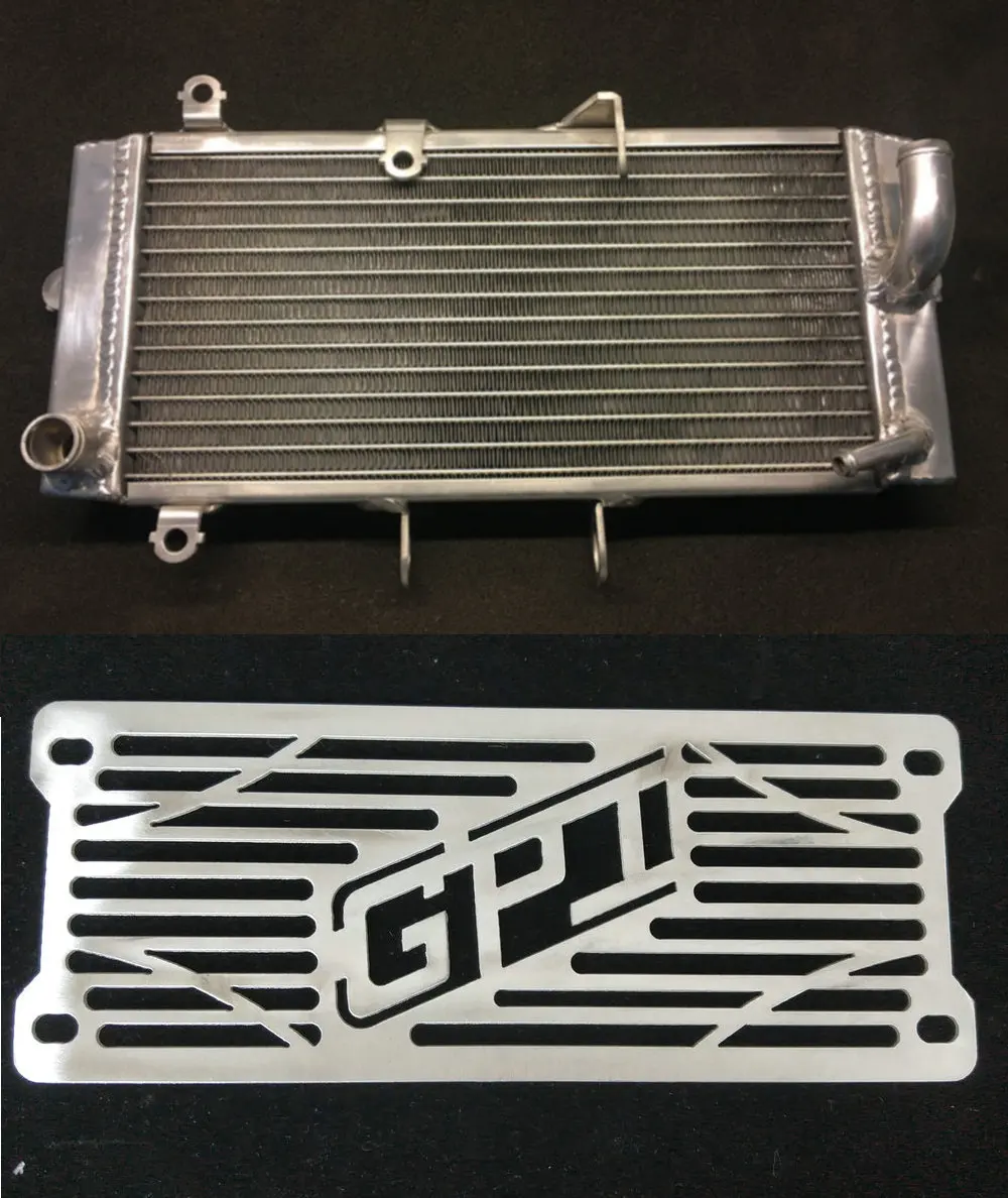Radiator Guard Cover Алюминиевый радиатор подходит для Suzuki GW250 GW250F GW250Z GW 250 Inazuma 15& решетка Защитная крышка - Цвет: Radiator Guard Cover