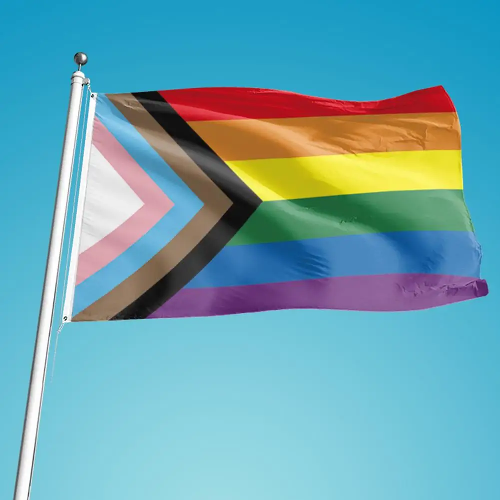 150x90cm Rainbow Flag Banner Traditional Pride Durable UV Resistant Progress Support Polyesterfor LGBT | Дом и сад