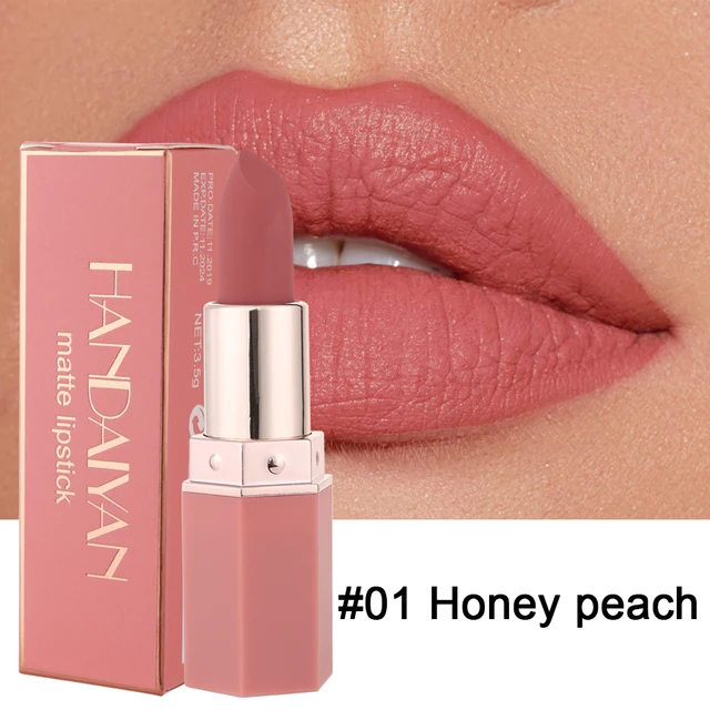 Matte Lipstick Waterproof Long Lasting Sexy Red Pink Velvet Nude 3