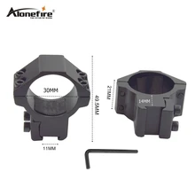 Alonefire M-19 30 мм кольцо 11 мм рельсовая база ласточкин хвост Вивер Пикатинни страйкбол винтовка стрелковое ружье огни лазерный прицел Крепление Держатель