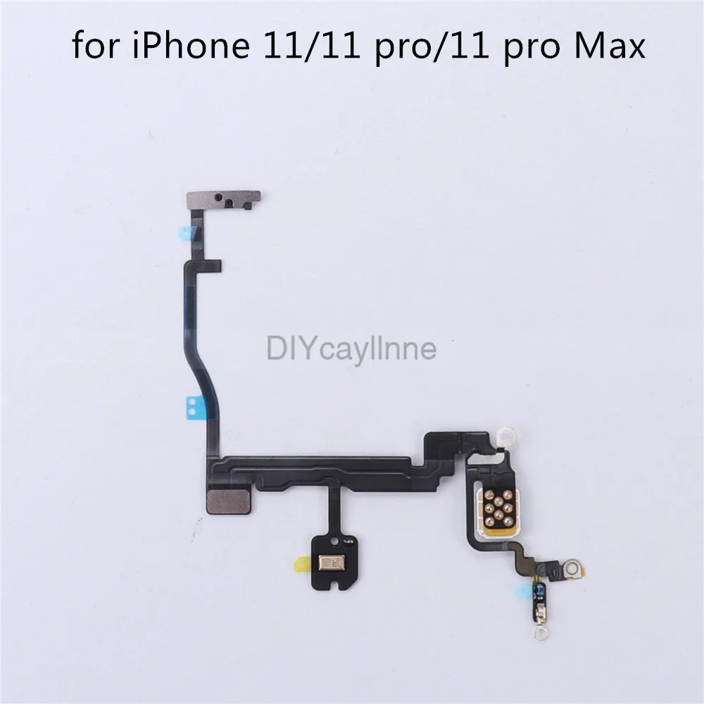 Новый OEM power flex с металлической пластиной для iPhone 11 Pro Max вкл. Выкл. Переключатель