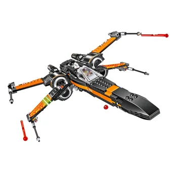 

New Star Wars Force Awakens Tie Fighter Y Wing With Building Blocks Toys For Children 75242 05029 Children gift Lepinnig