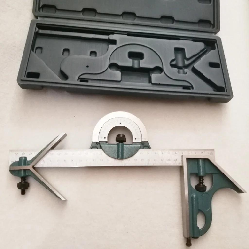 Combination Square Set Angle Ruler Universal Bevel 180 Degree Measuring Tool