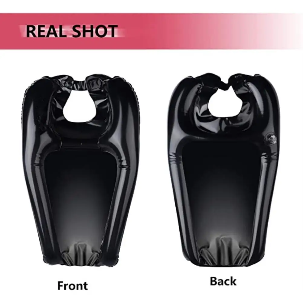 Hair Washing Basin PVC Inflatable Shampoo Basins Salon Portable Folding Hairdressing Head Tray