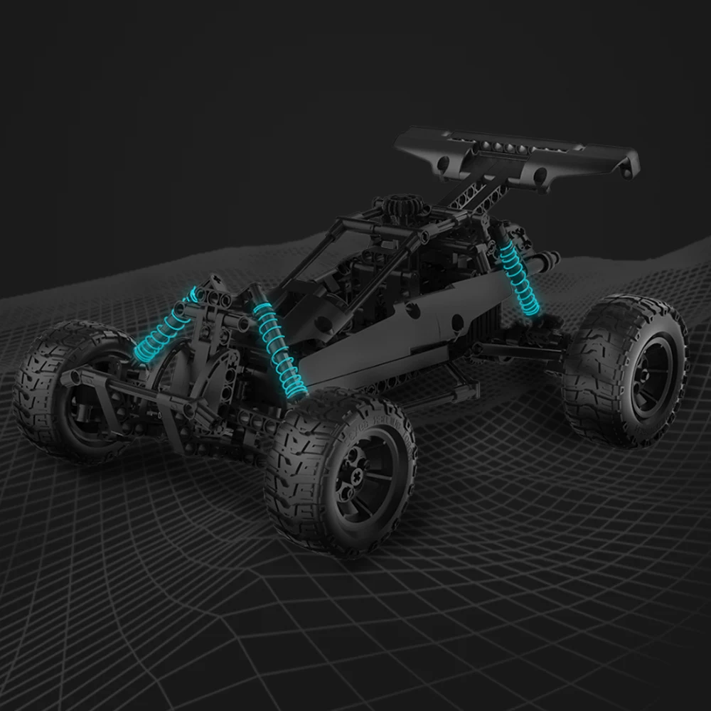 Xiaomi пустыня гоночный автомобиль Строительные блоки Набор DIY игрушки умная система связи независимая подвеска Образовательные Подарки для детей