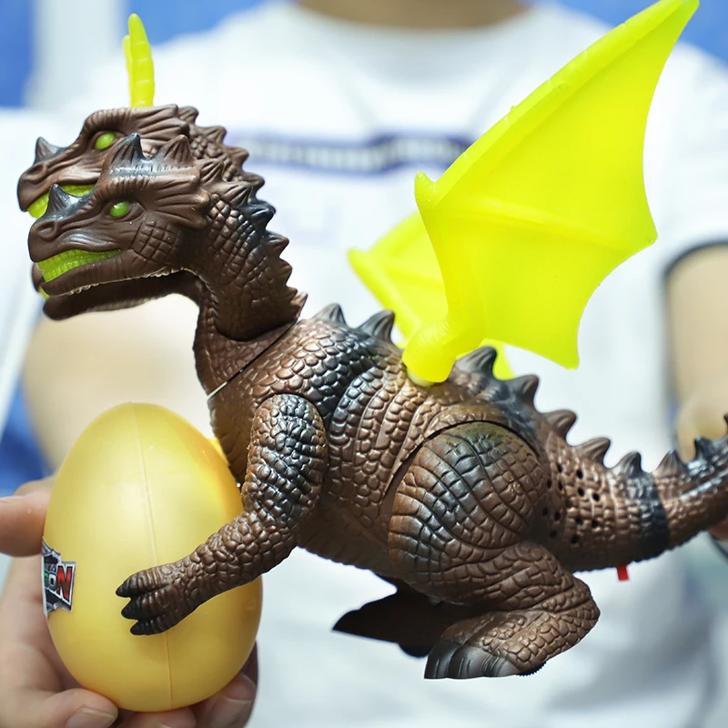 

Dinosaur toys Electric walking and sound Music Dinobot LED Electronic Animal Model Tyrannosaurus Action toys for Kids Xmas gifts