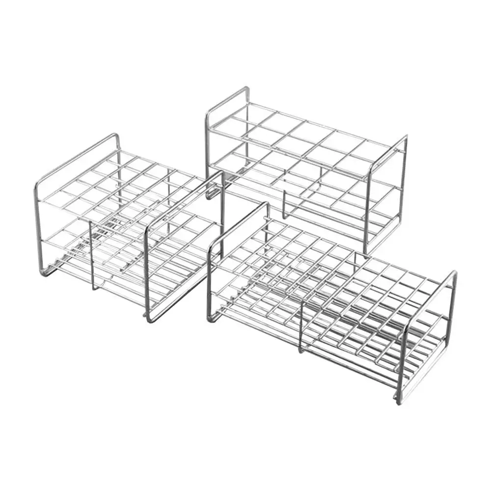 

Laboratory Supplies Stainless Steel Test Tube Rack 72 Holes Laboratory Centrifuge Tube Rack Experimental Storage Holders