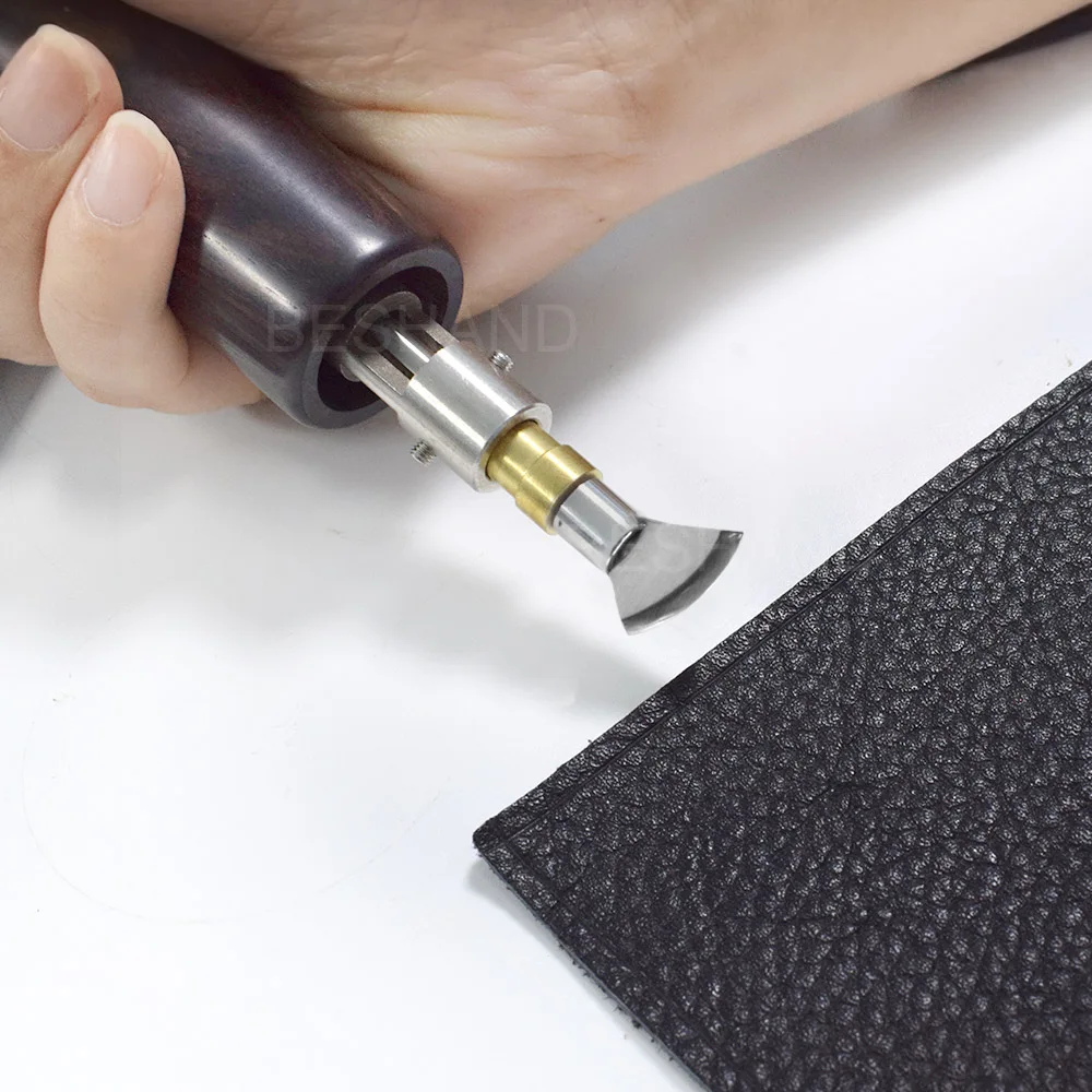 Leather Electric Heat Creasing Machine 110V-220V Edging Creaser Professional Leather Craft Tool Folder Hot Process Grooving Iron leather tools,leather craft tool kit,leather craft tools,leather craft tool,leather iron