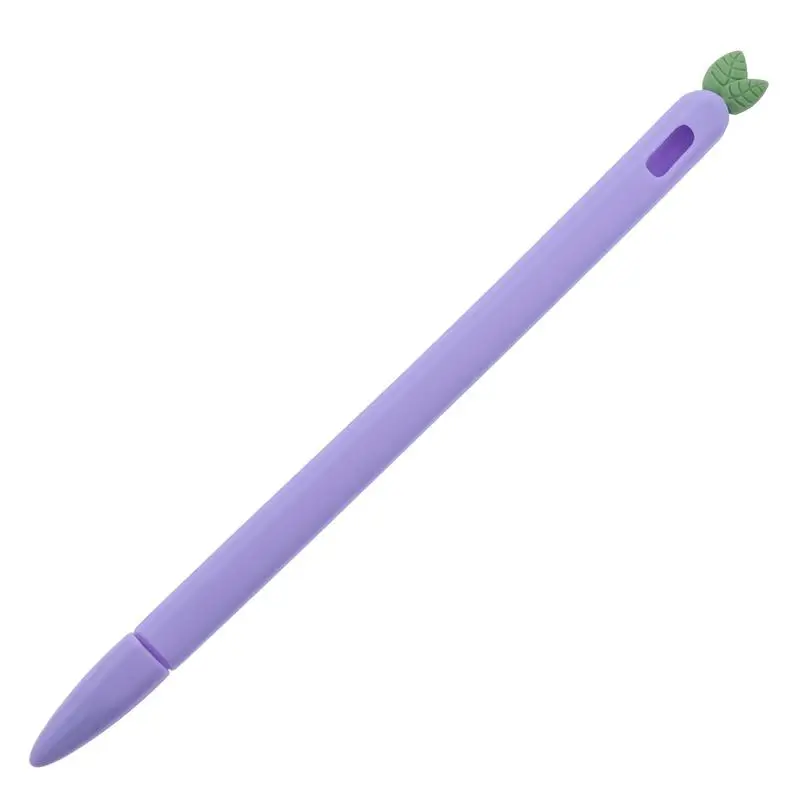 

Soft carrot Silicone For Apple Pencil 2 Case Compatible For iPad Tablet Touch Pen Stylus Protective Sleeve Cover coque