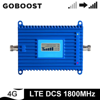 

GOBOOST 4G LTE DCS 1800MHz Signal Booster Gain 70dB AGC Cellular Amplifier Band3 Single Band Cell Phone Repeater