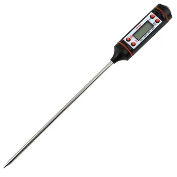 

New Electronic Household Food Thermometers Kitchen Digital Thermometer Steel Probe Water Thermometer Temperature Sensor Tools