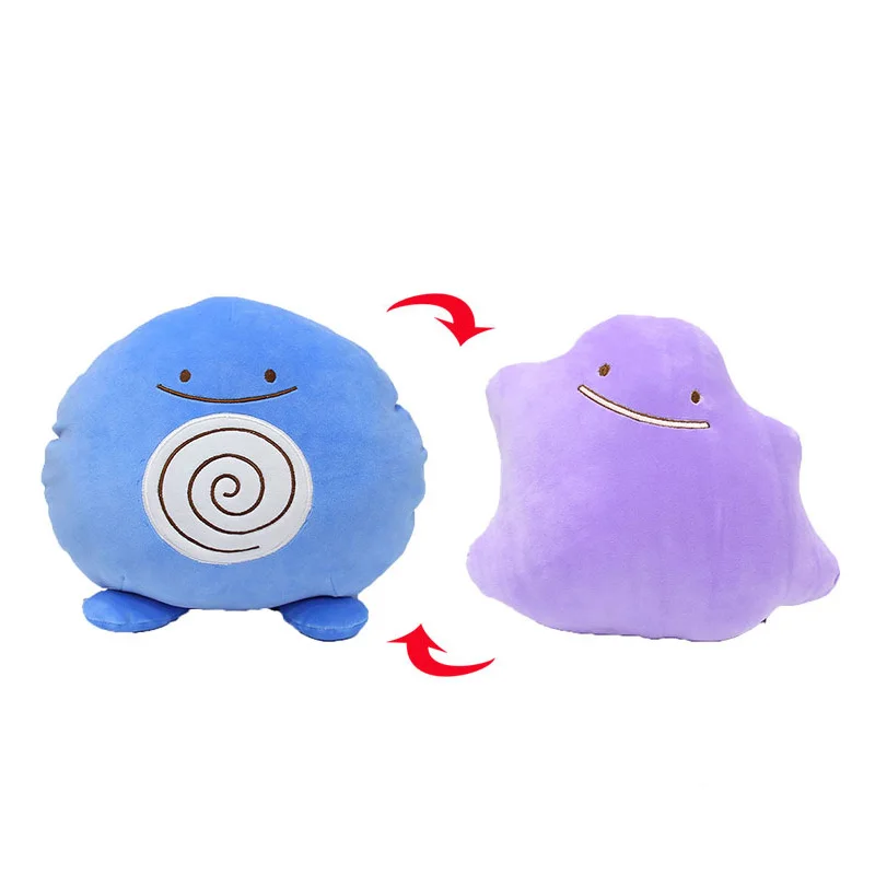 TAKARA TOMY PKM плюшевая кукла Покемон Волшебные трюки Ditto деформационная подушка в форме Пикачу Eevee Сквиртл двухсторонние игрушки для детей - Цвет: ST03