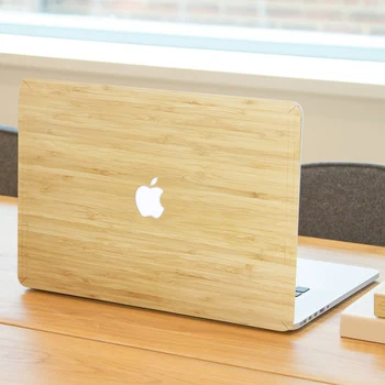 

Bamboo Grain Laptop Case For MacBook Pro 16 Inch 2019 Notebook Protective Cover Scratch Resistant Shell For MacBook Pro 16 Case