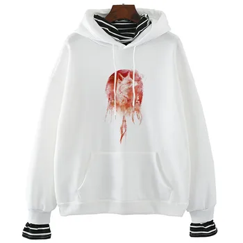 

Mars Wolf Women Pullover Fashion Printed Graphic Sweatshirt Shirt Tumblr Tee Female Hoodie 90s