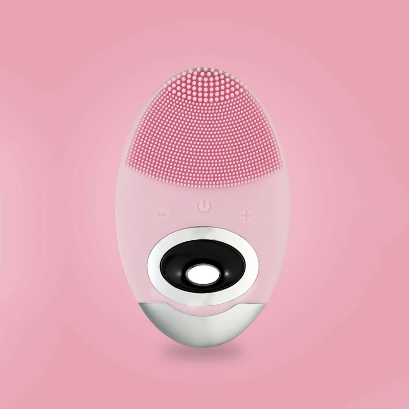 Косметический инструмент щетка для массажа лица звуковая вибрационная силиконовая Очищающая щетка для лица Беспроводная зарядка Очищающая щетка для лица