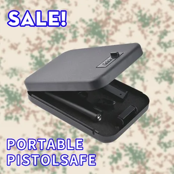 

Magorui Key Lock Mechanical Code Password Security Handgun Box Pistol Safe Glock 1911 Sig Sauer M&P P320 Springfield Gun Case