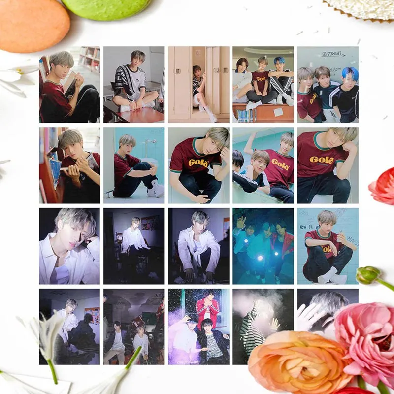 Новый 20 шт./компл. KPOP TXT один человек мальчиков команда альбом Корона фото карты