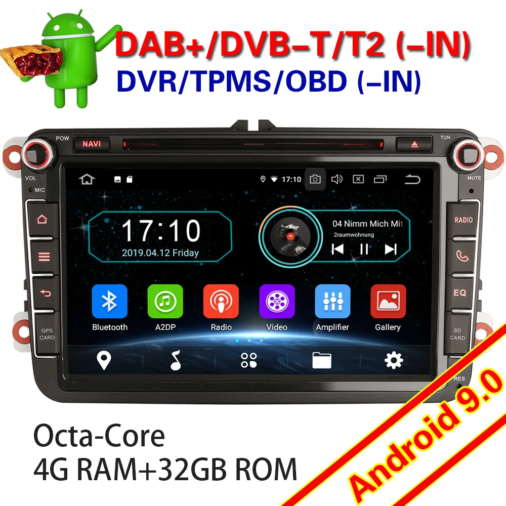 8985 Android 9 0 автомобильная стереосистема для VW Golf 5 6 Touran T5 PASSAT GOLF EOS Polo спутниковая