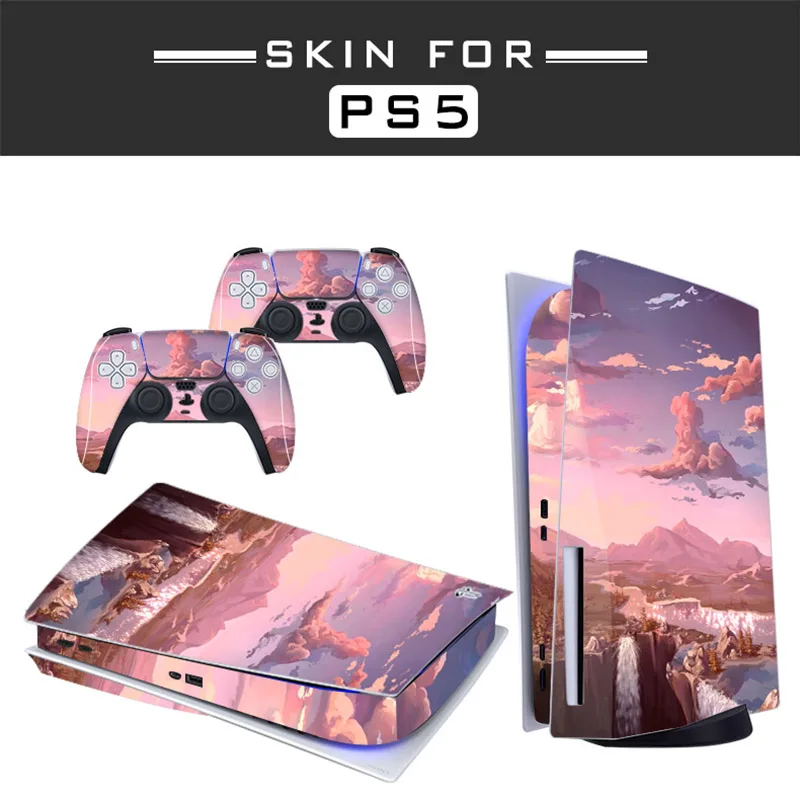

Newest Pattern PS5 Standard Disc Edition Skin Sticker Decal Cover for PlayStation 5 Console & Controllers PS5 Skin Sticker Vinyl