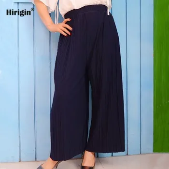 

Loose Solid Drawstring Casual Wide Leg Pants 2019 New Womens Pants Female Summer Trousers Long Fashion Sweatpants Plus Size