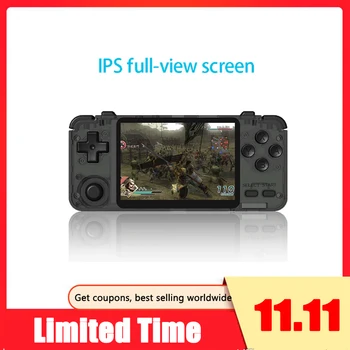 

Rk2020 3.5Inch Retro Console IPS Sn Portable Handheld Game Console PS1 N64 Games Video Game Player