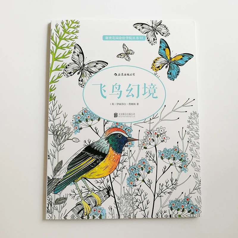 

Flights Of Fancy: A Winged Journey Through Pattern and Colouring RELAXING Coloring Book for Adults/Children by Elizabeth James