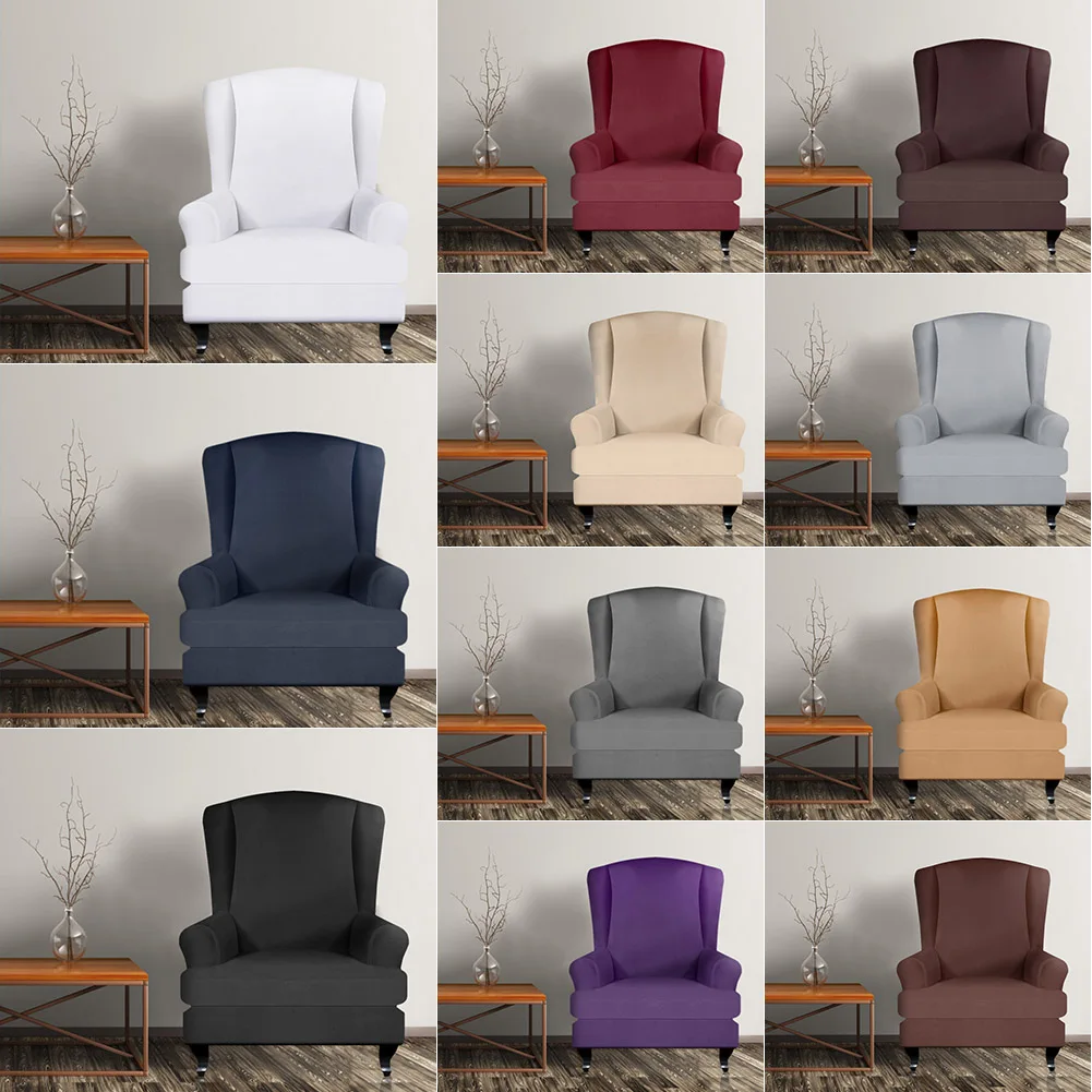 

Chair Covers Protector Seat Slipcovers Pure Recliner Chair Protector Cover Elastic Sofa Couch Case Wrap for Home Hotel