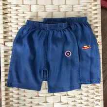 Шорты для больших мальчиков, 130-170 хлопок, гладкий Тенсел, тонкие джинсовые шорты