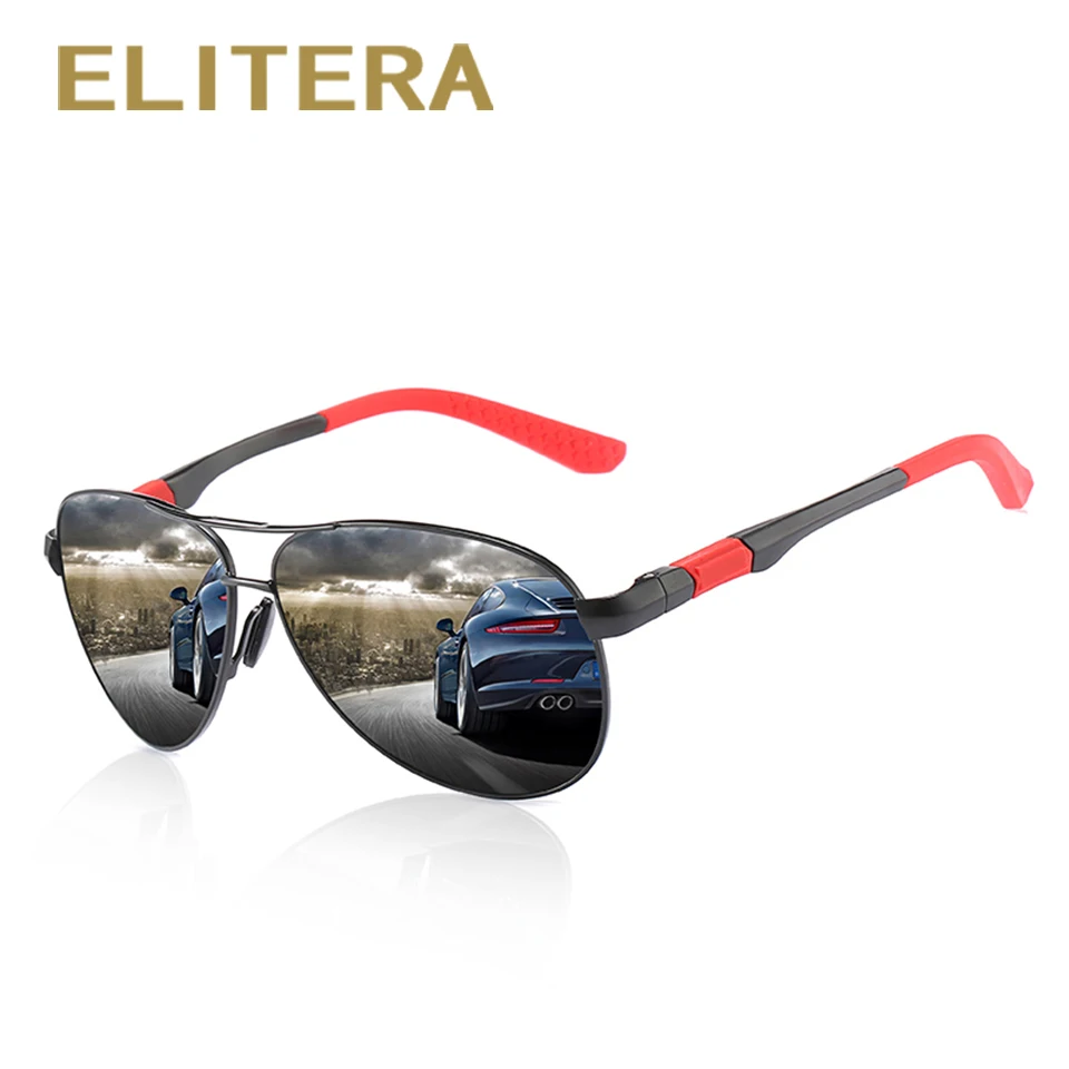 ELITERA бренд дизайн Для мужчин солнцезащитные очки поляризованные очки для пилотов для Для женщин модные Стиль UV400 защиты Eeywear