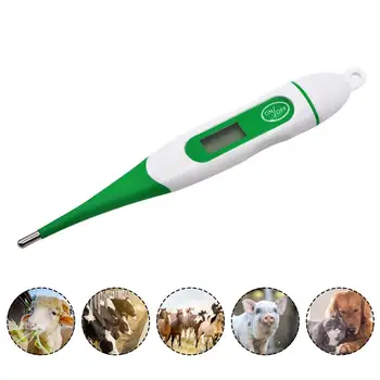 

Electronic Digital Thermometer Soft Head Waterproof Body Temperature Measure Pig Dog Cow Sheep Hores Pet Special Thermometer