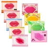 100packs Crystal Collagen Lip Mask Anti Dry Lip Enhancement Gel Pads Lip Plumper Hydrating Moisturizing Patches Repair Lines