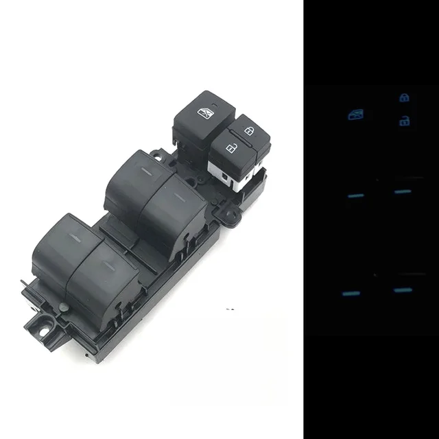 14pcs Lighted LED Power Single Window Switch Set For Toyota Yaris Cross 2022 Rav4 Rav 4 Chr