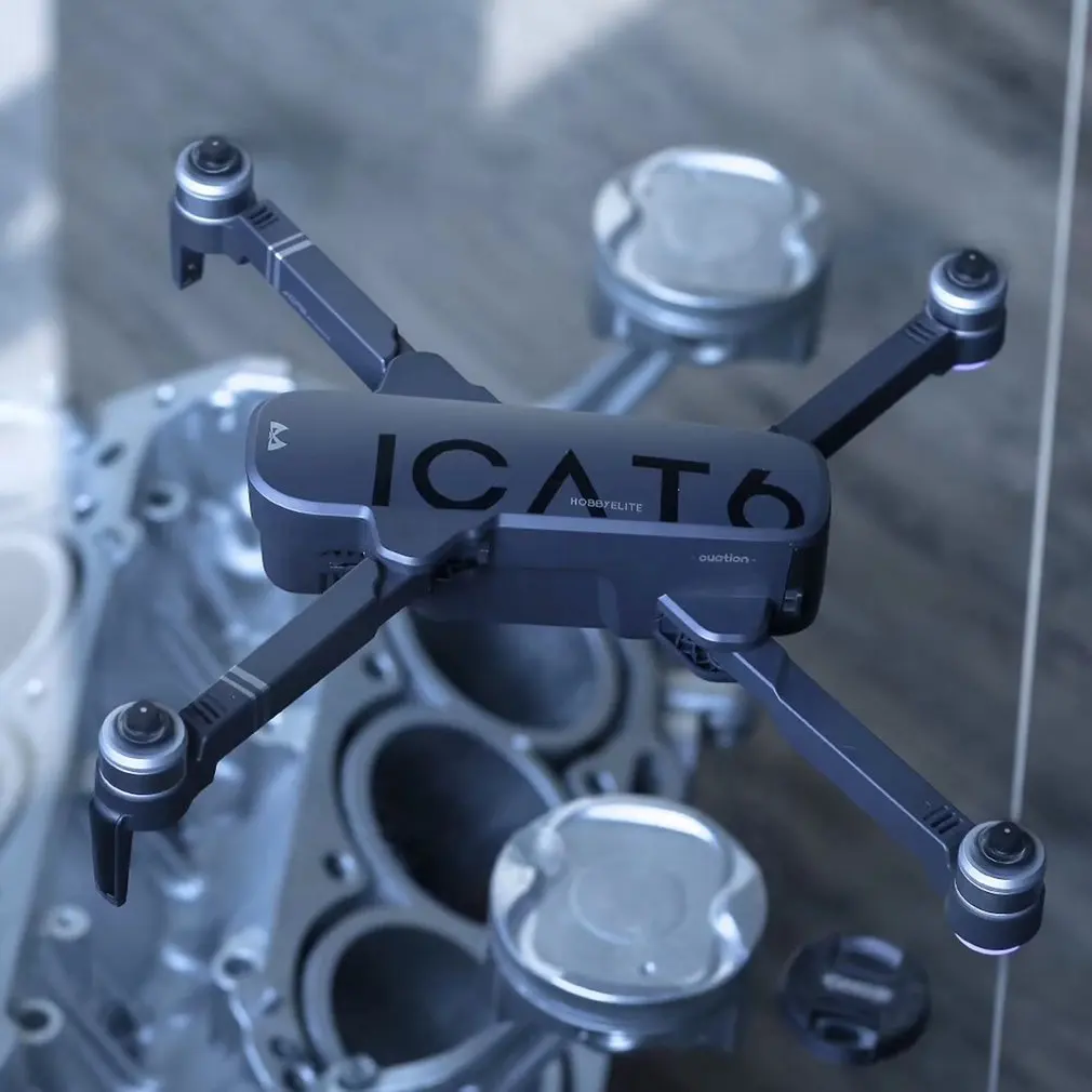 SMRC ICAT6 Профессиональный складной вертолет бесщеточный gps Дрон с камерой HD 4K RC самолет для модели самолета начинающего вентилятора
