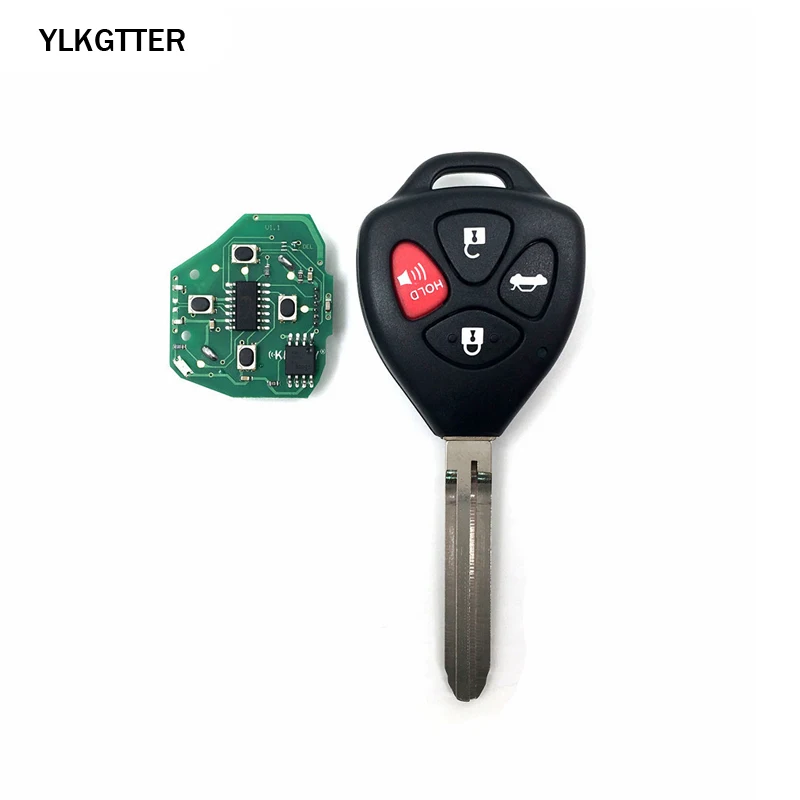 YLKGTTER 314/315 МГц дистанционный ключ для Toyota HYQ12BBT для Toyota Camry ключ для Toyota Camry, Avalon, Corolla Matrix RAV4 Venza Yaris с чипом 4D67