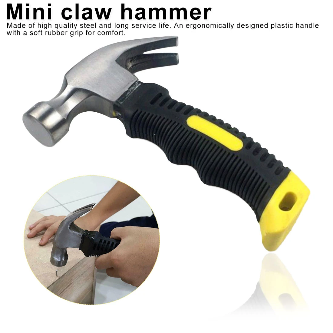 Portable Mini Shockproof Claw Hammer Car Multi Function Hammer Escape Hammer Anti Skid Plastic Claw Hammer Household Hammer Aliexpress