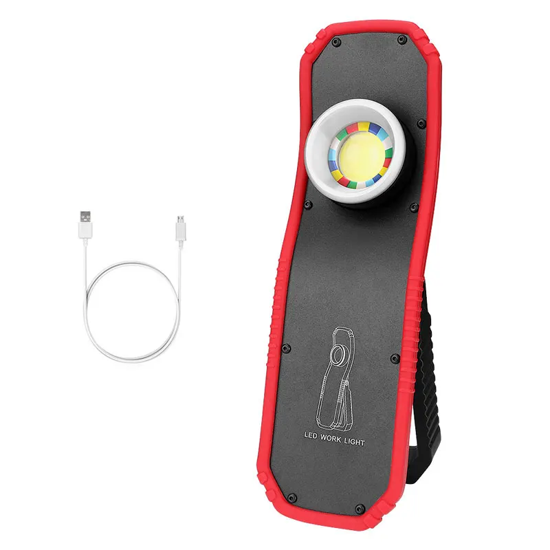 

Portable 60W Flashlight Torch USB Rechargeable LED Work Light Magnetic COB Lantern Hanging Outdoor Camping Hook Lamp Light