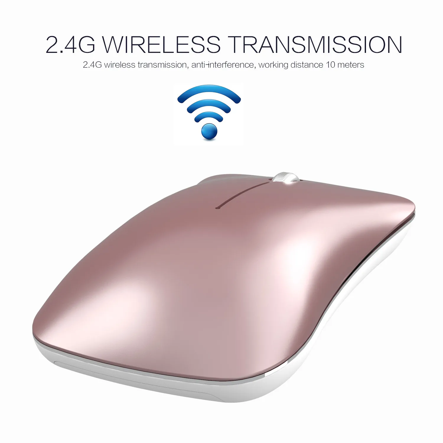HXSJ перезаряжаемая Беспроводная BT4.0 USB Двухрежимная игровая мышь Мыши для ПК