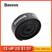Baseus Cable Organizer Management Magic Paste Data Charging Line Arrangement & Receiving Home Appliance Magic Paste Strip magic home часы настольные велосипед magic home