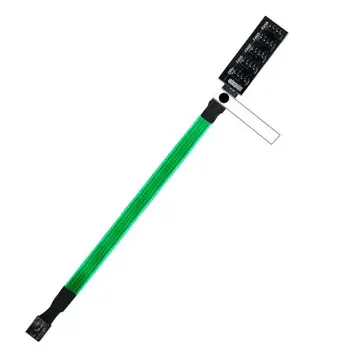 

Host Case PC Cooler Cooling Fan Power LED Light Cable Cord 1 Female to 5 Male 4Pin Socket Cooling Fan Splitter Hub Power