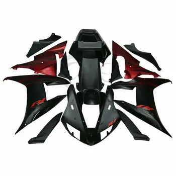 

Motorcycle INJECTION Bodywork ABS Plastic Fairing kit For Yamaha YZFR1 YZF-R1 YZF R1 2002-2003 Painted Black Red
