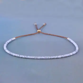 

KELITCH Thin Rope String Bracelets Handcrafted Mini Beaded Wrap Bracelets Bangles Jewelry Adjustable Friendship Lucky Chain