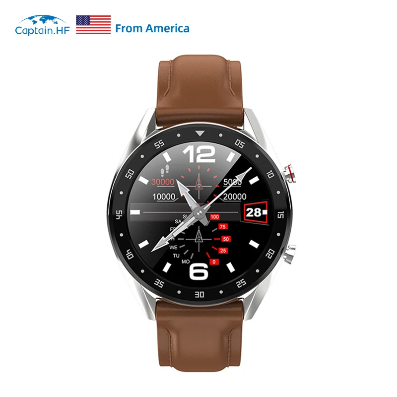 

US Captain HF IP68 Waterproof Sports Smart Watch Heart Rate Blood Pressure Monitor for iOS Android