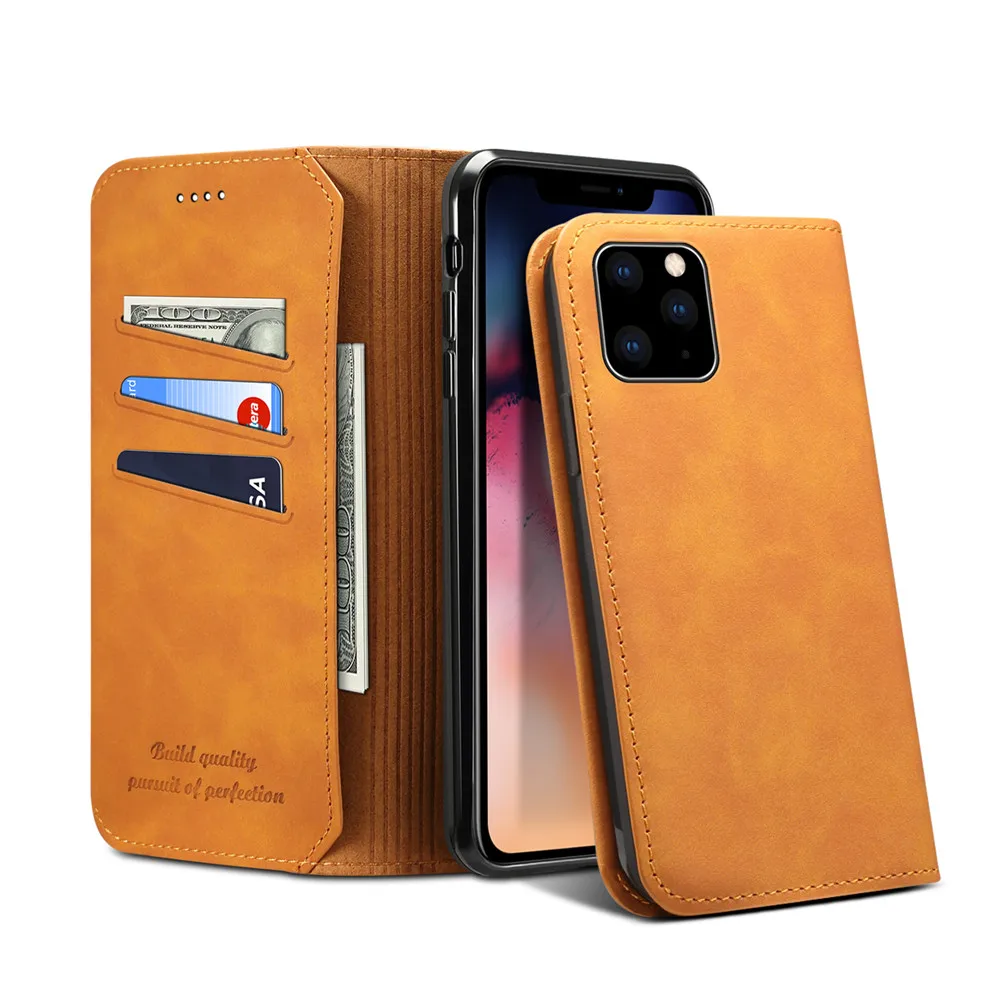 Чехол-книжка из искусственной кожи для iPhone 11 Pro Max 7 8 Plus | Мобильные телефоны и