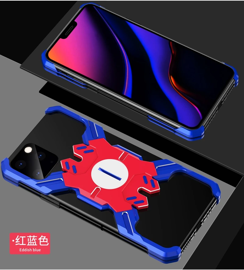 Для Apple iPhone 11 Pro Max металлический чехол Роскошный механический чехол для телефона iPhone 11 Pro