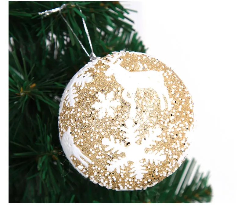 Adornos Navidad натальные шары из пенополистирола Рождественские шары елочные украшения