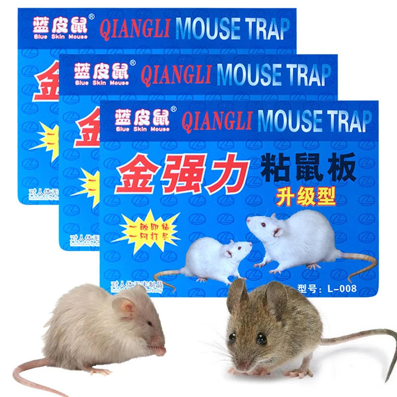 5 PCS Pest Control Rodent Trap Mice Glue Mouse Board Sticky Sticky Rat Board