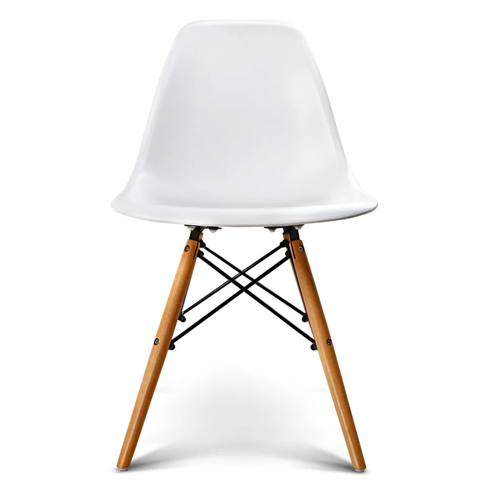 4PCS Simple assembly structure Solid wood Black dining chair with High Calibre Thick padded seat Ideal for home office cafés