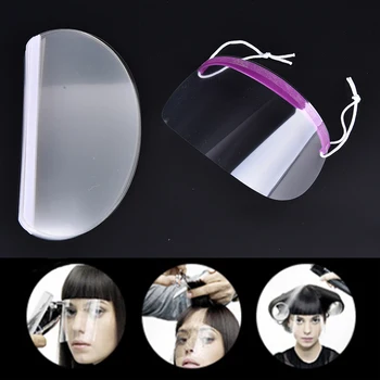 

50Pcs/Set Disposable Face Shield Hair Cutting Hairspray Face Masks Transparent Shield Coloring For Face And Forehead Protecting